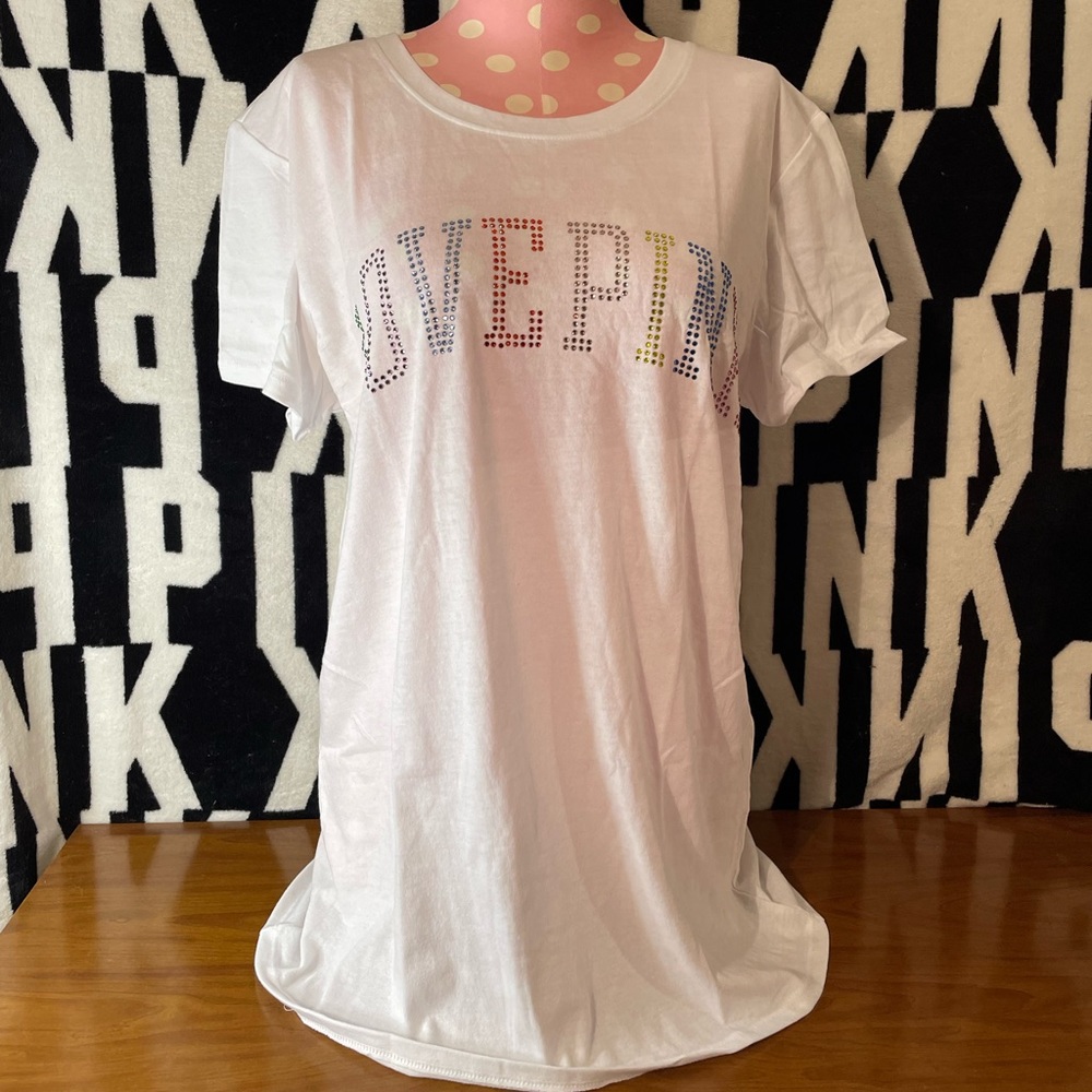 Victoria’s Secret PINK Bling T- Shirt VS PINK NEW NWT SHIRT